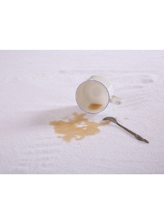 Rahalife واقي مرتبة رحالي لايف المقاوم للماء من مزيج القطن - أبيض، 120 × 200 × 30 سم - Image 2